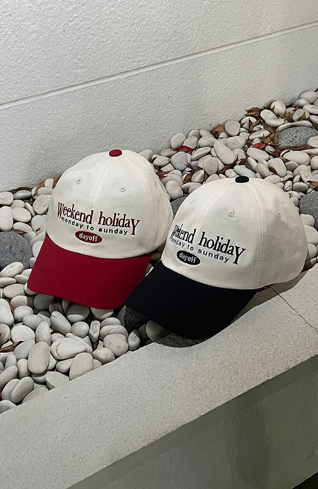 We Can&#039;t Holiday Lettering Ball Cap (4 color)